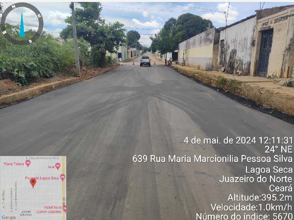 Trechos da Rua Maria Marcionília Pessoa Silva são asfaltados